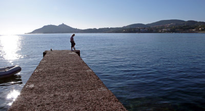 Jetty at Agay beach