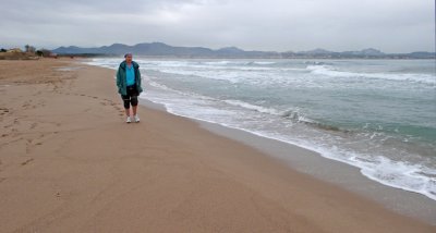 Beach walk at St Aygulf