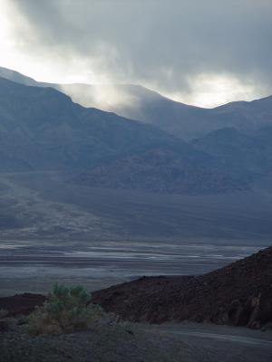 Death Valley as darkness settles