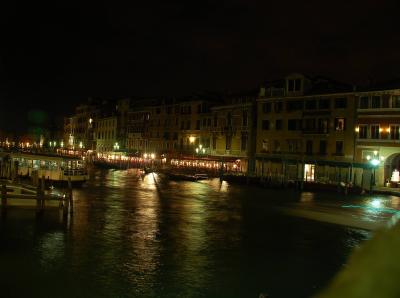 Night falls on the Grand Canal