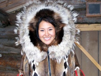 Alabaskan at River Village wear fur 02.jpg