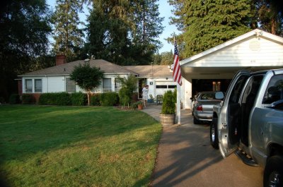 The front yard of Bro Rich's place.