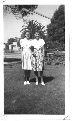 My mom (right) & her sister, my Aunt Mildred