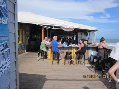 Bar on the pier at Cocoa Beach