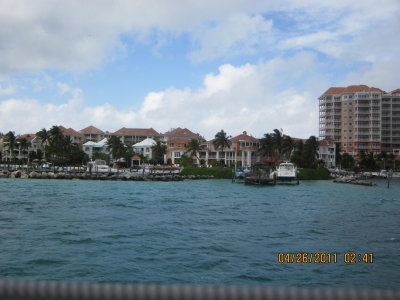 Traveling by small boat to the Blue Lagoon Isle