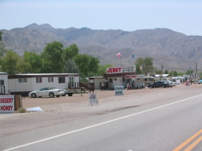 Rick Loves the Jerky sign in Beatty, Nv
