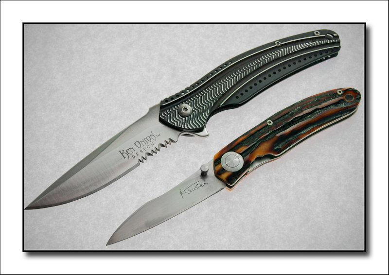 Kansei Custom Folder - CRKT Onion Design Ripple