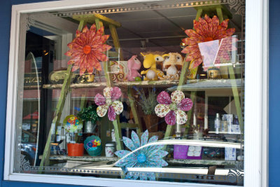 colorful shop window