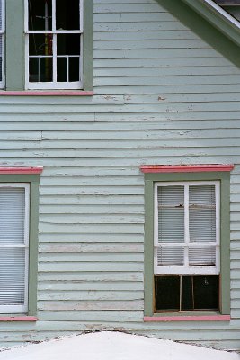 weathered windows