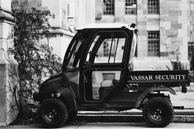 a cross between a truck and a golf cart....beep beep!