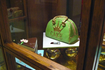 Culinary Institute of America-handbag cake and lipstick cake