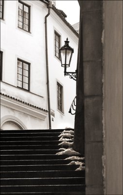 Steps in Hradcany, Prague