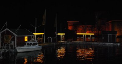 boat gas station vaxholm