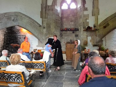 My wife want to be a actress @ Glastonburyabbey ,Somerset, UK