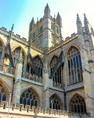 Bath Cathedral.  Somerset, UK