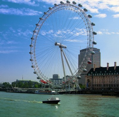 You want a ride up here? Millennium Wheel (Commonly the London Eye) London