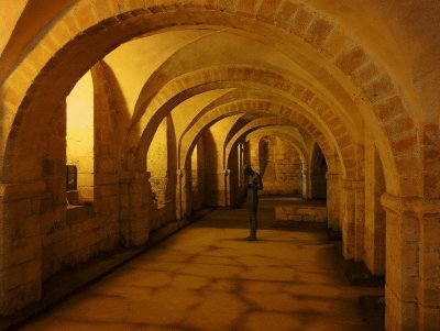 Winchester Cathedral, UK.... a secret area.