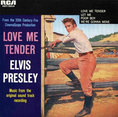 'Love Me Tender' ~ Elvis Presley (Vinyl EP)