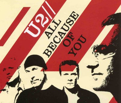 'All Because of You' ~ U2 (CD Single)