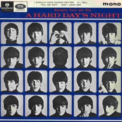 'A Hard Days Night' ~ The Beatles (Vinyl EP)