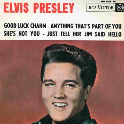 'Good Luck Charm'  ~ Elvis Presley (French Vinyl  E.P.)