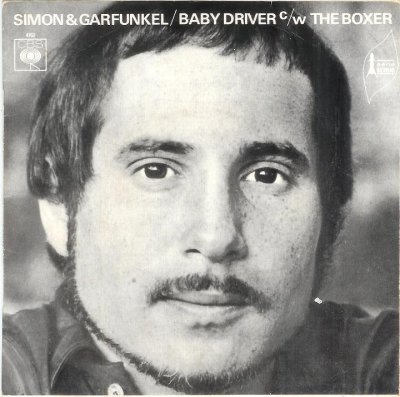 'The Boxer / Baby Driver' ~ Simon & Garfunkel (7'' Single - Reverse)