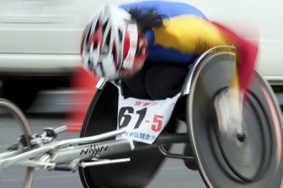 Wheelchair Long Distance Relay at Kyoto