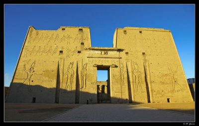 32 - First Pylon of the Edfu Temple