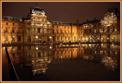 Louvre by night