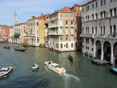 Grand Canal near Rialto Bridge, Venice