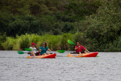 Kayaking on the Wailua River