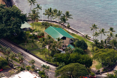 Vicinity of Kailua-Kona from above, Feb. 2008