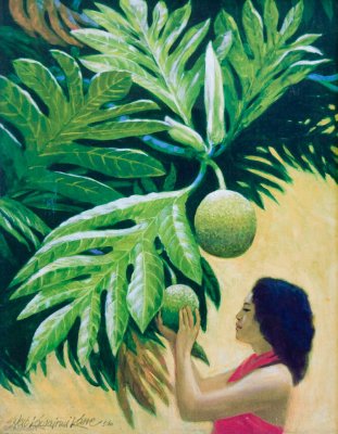 1526 Ulu (Breadfruit), by Herb Kawainui Kane