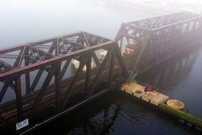 Train in Fog