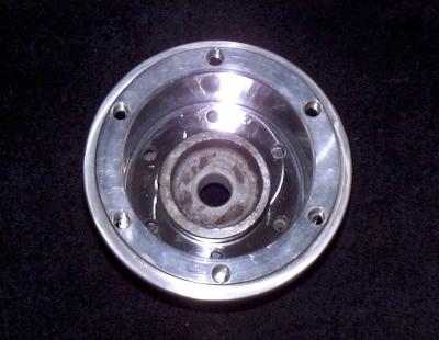fitting the adapter to the hub
