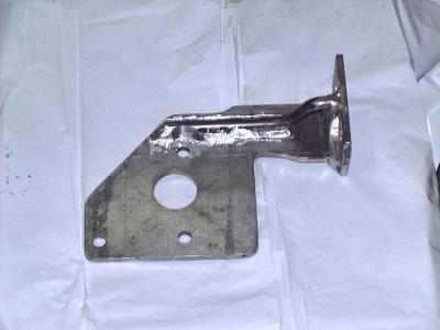 the bracket with the reinforcement
