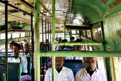 On a Tamil bus I