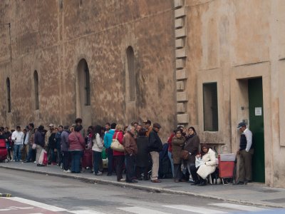 La cola de la pobreza, Palma de Mallorca