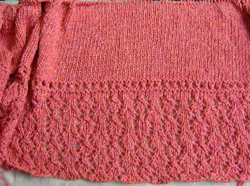 Schachenmayr Toy cardigan progress