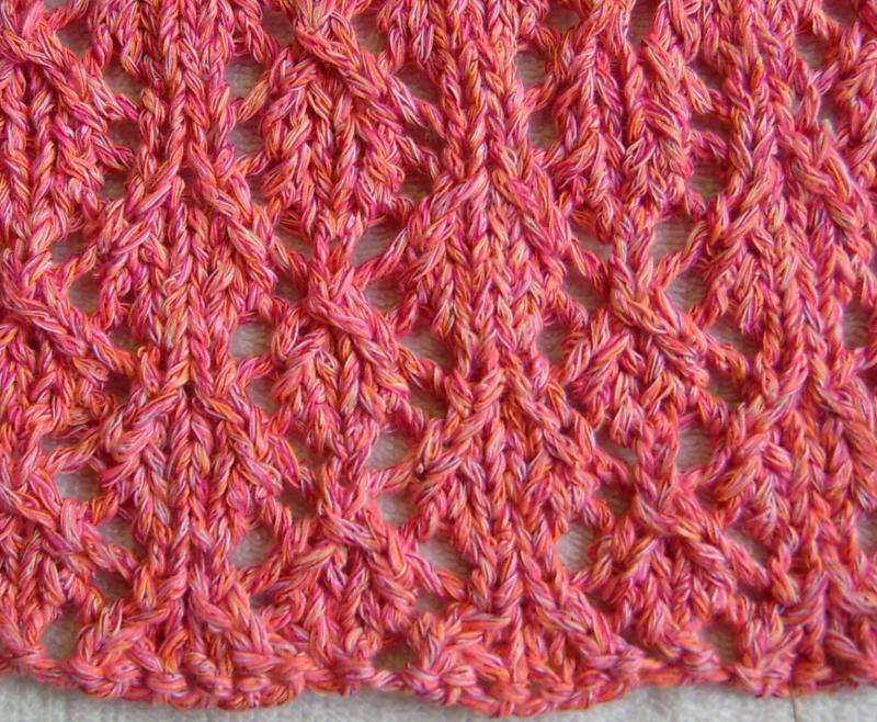 Schachenmayr Toy lace pattern close up