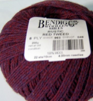 Bendigo Rustic Red Tweed