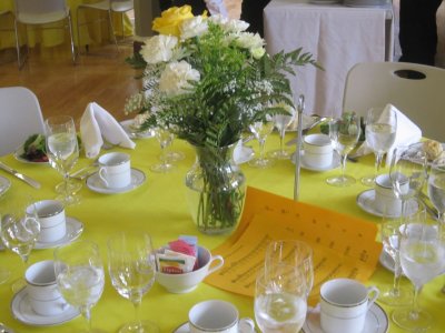luncheon table