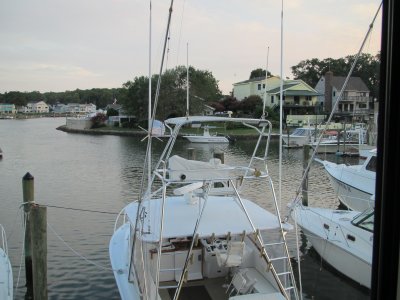 View from Rockafeller's Restaurant on Rudee's Inlet