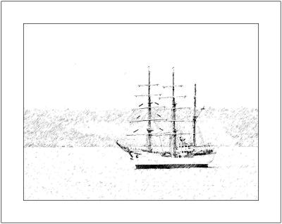 Tall Ship Sketch
