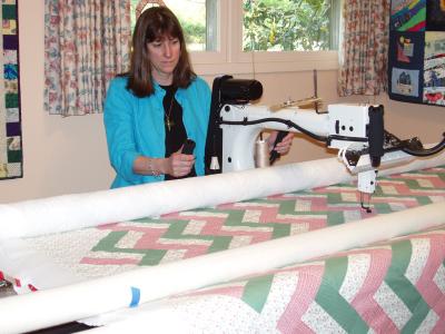 Longarm Quilt sewing