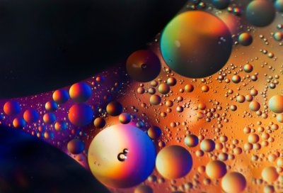 Oil and Water Bubblesby Elizabeth Howell