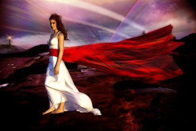 Lady in Red 1by Denise Perentin