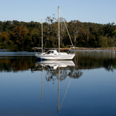 Yacht Reflection