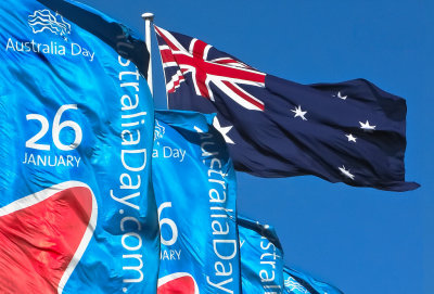 Australia Day Flags C