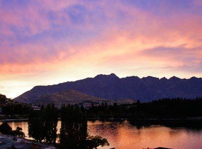 143}  Sunrise on Queenstown